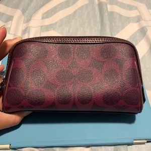 Coach makeup bag